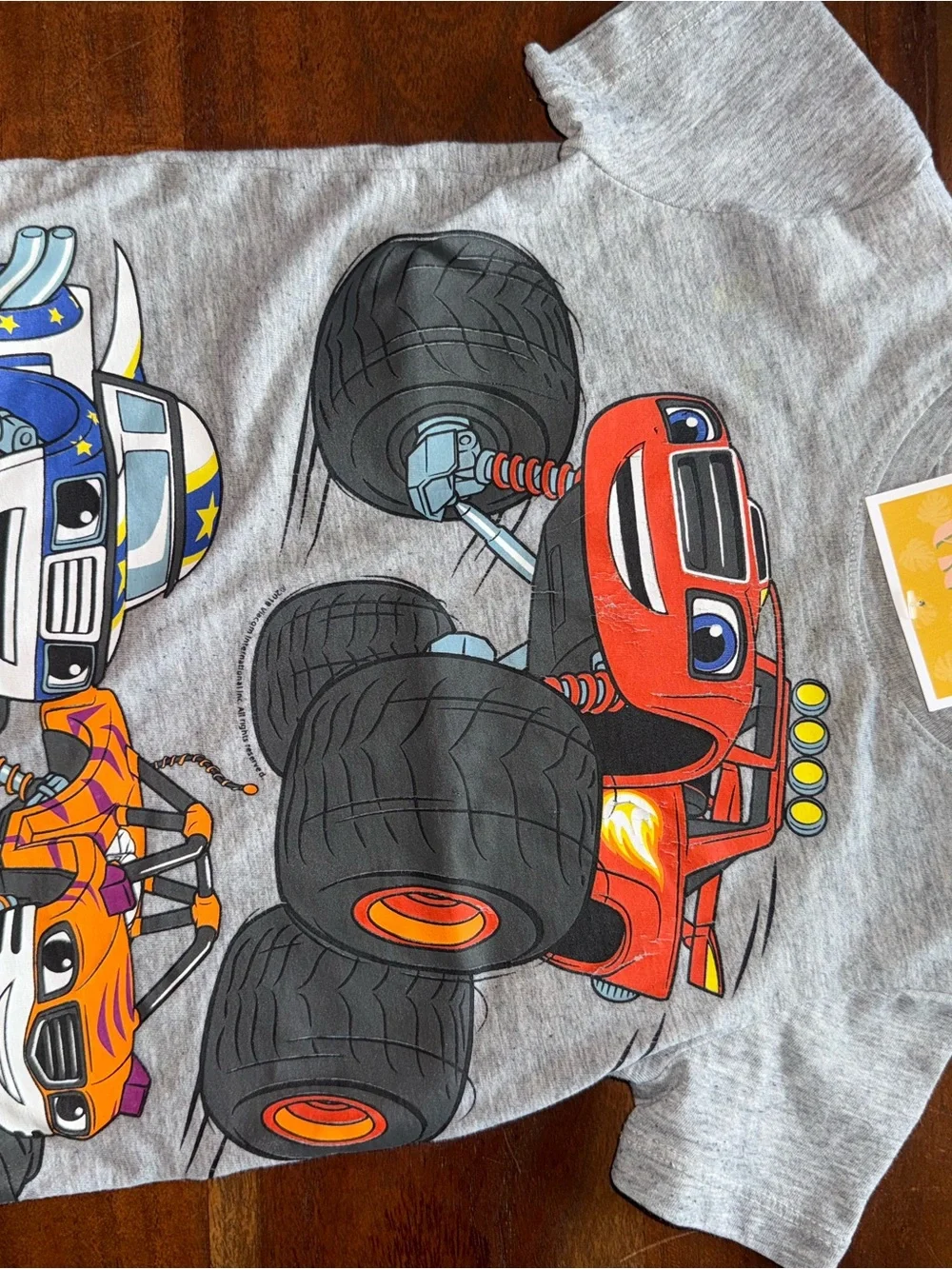 GAP Gray Tee with Blaze & the‎ monster machines Graphic